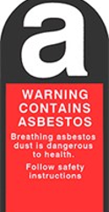 Asbestos warning